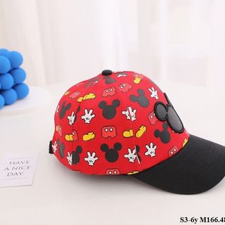 Mũ lưỡi trai dễ thương cho bé/ Mũ lưỡi trai họa tiết hình gấu S3-6y M166.48