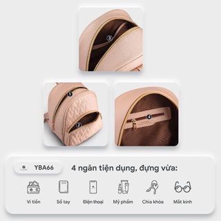 Balo da nữ mini chần chỉ thời trang Yuumy Seasand YBA66 nhiều màu