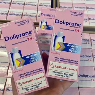 Siro Hạ_sốt Doliprane cho bé nội địa Pháp