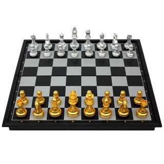 Bộ bàn cờ vua 25cm (vàng bạc) giá sỉ