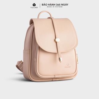 Balo nữ mini nắp gập viền chỉ nổi Yụumy Seasand YBA48 nhiều màu