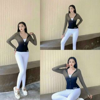 Áo khoác nữ vải dệt loang màu form 65kg size M,L,XL.QCCC