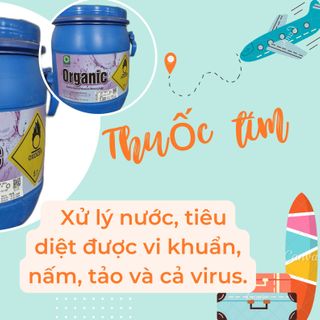Thuốc tím Ấn Độ thùng 25kg Organic