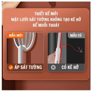 Đèn bắt muỗi cầm tay sạc điện vợt muỗi tốt bảo hành 12 tháng