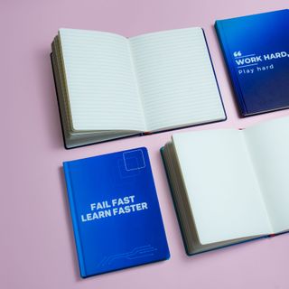 PASO - In Sổ Tay Theo Yêu Cầu - Sổ Tay Bìa Giấy Custom in logo + tên theo yêu cầu màu Gradient - Kích Thước A5