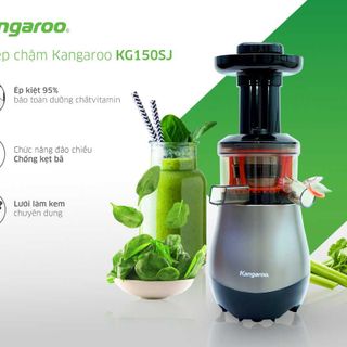 Máy ép chậm ép trái cây Kangaroo KG150SJ mạnh mẽ đảo chiều chống tắc nút nhấn 2 chế độ dễ sử dụng giá sỉ