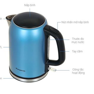 Bình đun siêu tốc Kangaroo KG17K1 hàng chính hãng bảo hành 12 tháng