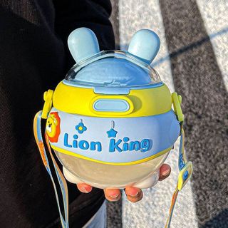 Bình nước Thỏ Sticker giữ nhiệt nắp bật tròn cực yêu 680ml