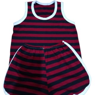 BỘ COTTON ( ÁO SÁT NÁCH VIỀN SỌC IN - TRƠN ) CHO BÉ TRAI ( GÁI ) - ĐỒ BỘ TRẺ EM .
