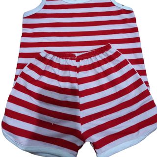 BỘ COTTON ( ÁO SÁT NÁCH VIỀN SỌC IN - TRƠN ) CHO BÉ TRAI ( GÁI ) - ĐỒ BỘ TRẺ EM .