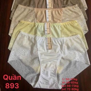 QUẦN REN LỤA CAO CẤP-QUẦN REN TẢN NHIỆT LƯNG CAO (COMBO 10 Quần)