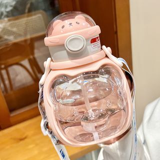 Bình nước giữ nhiệt Gấu vũ trụ 3 chiều Cực yêu 860ml