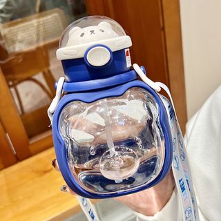 Bình nước giữ nhiệt Gấu vũ trụ 3 chiều Cực yêu 860ml