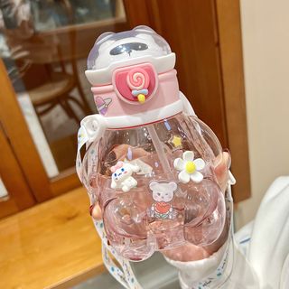 Binhd nước 3chiều Gấu Panda nắp bấm cực yêu 750ml