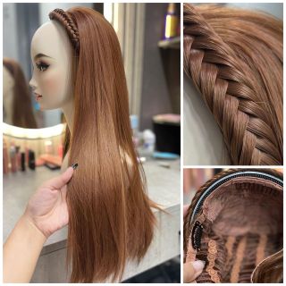 Tóc giả cài băng đô