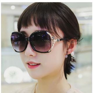 Kính mát gọng vuông chống tia UV400 phong cách Hàn Quốc thời trang cho nữ