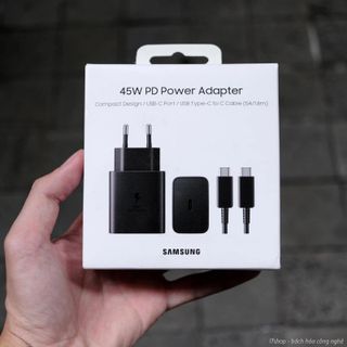 Bộ sạc nhanh 45W Samsung - Sạc đầy pin chỉ trong vài phút