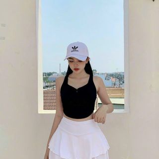 Chân váy tầng xoè kho về lại đủ sll cho khách làm đồng phục lễ 30/4-1/5 nhen khách Siêu Giá Sỉ
