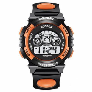 (Chuyên Sỉ) ĐỒNG HỒ THỂ THAO COOLBOSS TRẺ EM - ĐỒNG HỒ BÉ TRAI BÉ GÁI COOBOS 0119 ĐÈN LED 7 MÀU