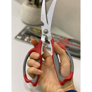Kéo cắt gà cao cấp Nikken 25cm lưỡi bằng inox, tay cầm nhựa ABS nhập khẩu từ Nhật Bản