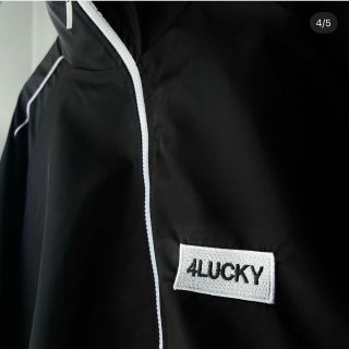 Áo Khoác Dù 2 Lớp Logo Thêu 4LUCKY CHẠY VIỀN NHỎ TOÀN THÂN