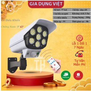 Đèn Năng Lượng Mặt Trời Hình Camera 3 Chế Độ Cảm Biến Chuyển Động Siêu Sáng,Dễ Lắp Đặt giá sỉ