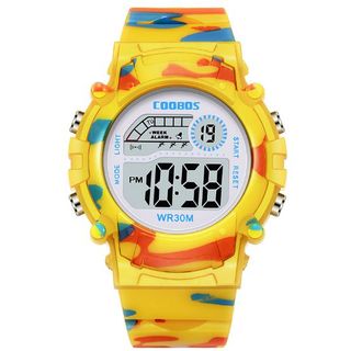 (Chuyên Sỉ) ĐỒNG HỒ THỂ THAO COOLBOSS TRẺ EM - ĐỒNG HỒ BÉ TRAI BÉ GÁI COOBOS 0119 ĐÈN LED 7 MÀU