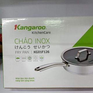 Chảo inox chống dính size 26cm Kangaroo KG01F126