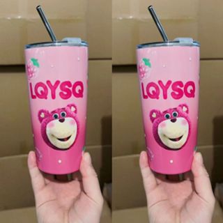 Ly Giữ Nhiệt Gấu Dâu 600ml