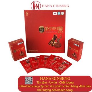 Nước hồng sâm nhung hươu linh chi Q Plus hộp 50ml * 30 gói - thùng 6 hộp