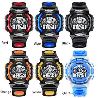 (Chuyên Sỉ) Đồng hồ thể thao trẻ em COOBOS Coolboss 0919 đèn led 7 màu dành cho bé trai bé gái - Sỉ SLL