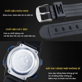 (Chuyên Sỉ) Đồng hồ thể thao trẻ em COOBOS Coolboss 0919 đèn led 7 màu dành cho bé trai bé gái - Sỉ SLL