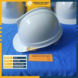 Mũ bảo hộ lao động DP02 có lót xốp, núm vặn tiện lợi [HGP SAFETY] giá sỉ