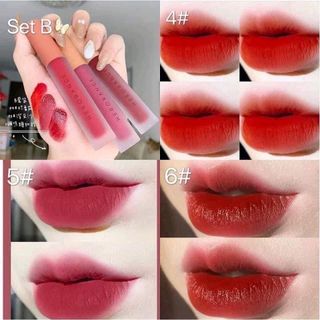 Sét 3 cây son kem lì Herorange hàng nội địa trung ( Lấy ngẫu nhiên sét A hoặc B- Cần chọn sét vui lòng ibox shop)