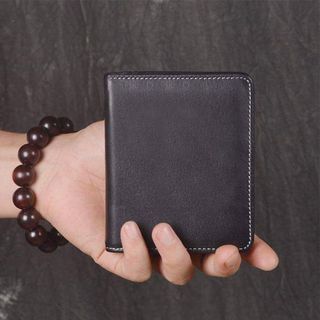 Ví Nam Da bò thật - Thương Hiệu ETERNO - DA ĐEN