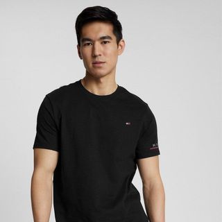 Áo thun cotton nam, áo thun nam cao cấp, chất 100% COTTON chính phẩm co giản 4 chiều xịn sò dày dặn mịn mát mặc thấm hút mồ hôi cực tốt, logo thêu - size từ 53kg - 87kg