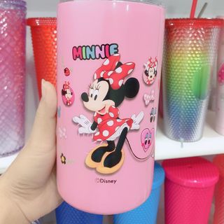 Ly giữ nhiệt hoạ tiết chuột mickey,dung tích 600ml,tặng kèm ống hút inox+ cọ vệ sinh ống hut+ túi đựng ly