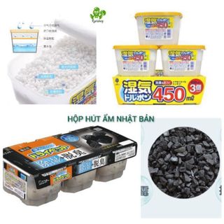 Hộp hút ẩm than hoạt tính Japan - làm giảm bớt mùi chống ẩm ướt tủ quần áo, giày dép, phòng ngủ, nhà bếp... ,đồ gia dụng giá sỉ