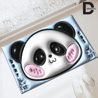 Thảm lau chân in ấn hình 3D siêu cute mẫu hot 2023, thảm chùi chân giột nước 3s, kích tấc 40*60CM ,đồ gia dụng thông min