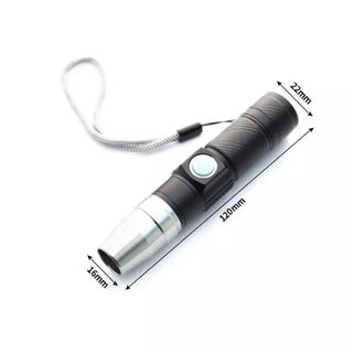 Đèn Soi UV 365mm Đầu Sạc USB Soi Ngọc Bích Màu Hổ Phách, Tiền Giả, Tem, Vé Số giả, kích thước: 2.2cm x 12cm - SP005714