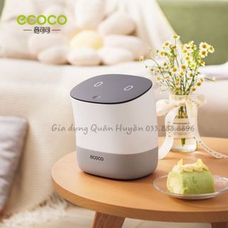 Thùng rác để bàn ECOCO 1,5L đa chức năng khuyễn mãi thêm túi rác, Hộp đựng vỏ mini công sở nắp kín thời thượng 2241 , đồ