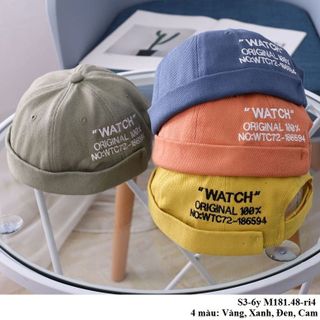 Mũ tròn trẻ em/ Mũ vành tròn phong cách hàn quốc S3-6y M181.48-ri4