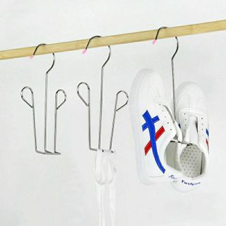 Móc treo trang phục đa năng,Móc phơi giày ,kẹp phơi đồ trẻ nhỏ nguyên liệu inox không gỉ - Shopbi&Mochi