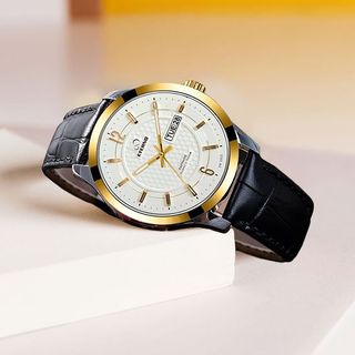 Đồng Hồ Nam - Thương Hiệu ETERNO EM2002L DA ĐEN DEMI