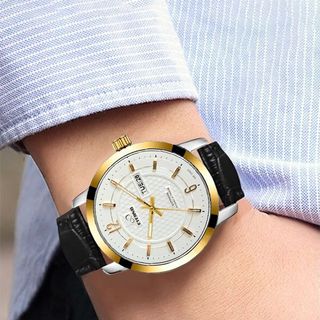 Đồng Hồ Nam - Thương Hiệu ETERNO EM2002L DA ĐEN DEMI