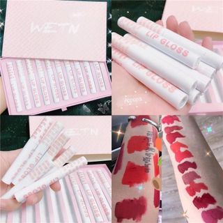 SET SON 10 CÂY WENT VỎ HỘP MÀU HỒNG CƯNG XỈU