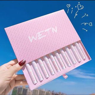 SET SON 10 CÂY WENT VỎ HỘP MÀU HỒNG CƯNG XỈU