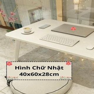 Bàn học gấp gọn chân trắng ngồi bệt - GG001