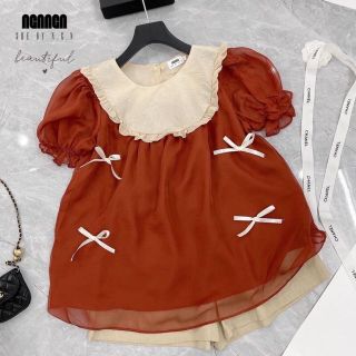 Áo babydoll tiểu thư