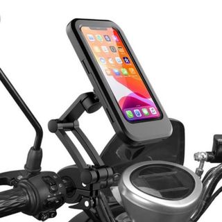 Giá đỡ điện thoại , kẹp điện thoại xe máy chống nước xoay 360 độ